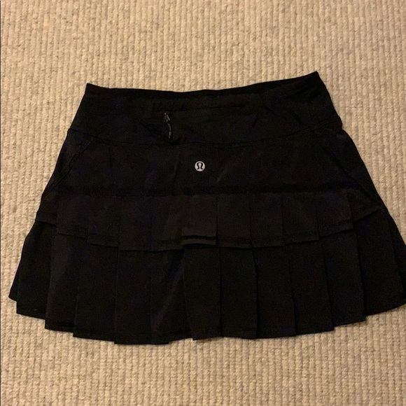 lululemon athletica Dresses & Skirts - Black lululemon tennis skirt